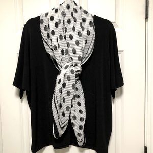 Polka dot scarf